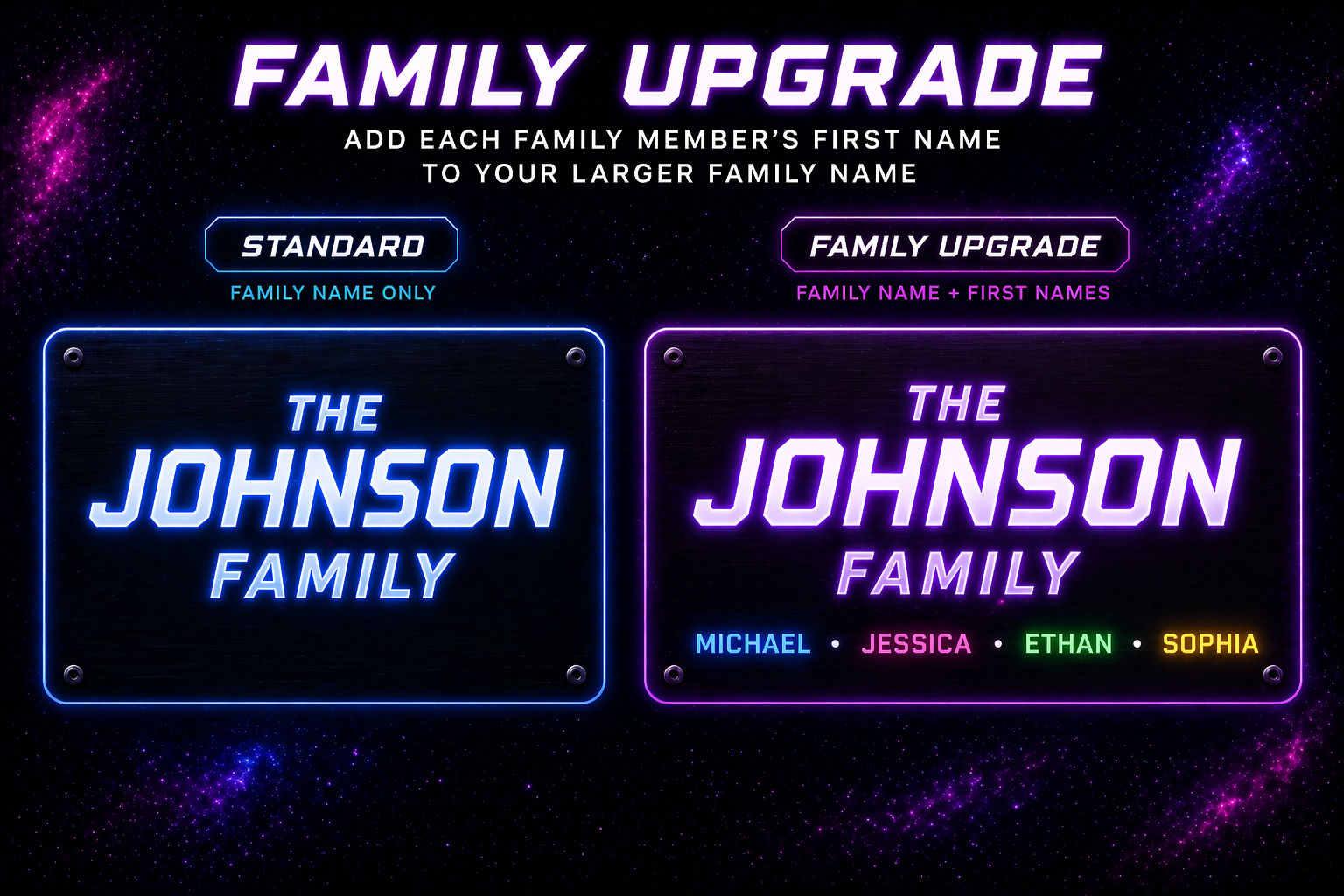 Family Name Upgrade